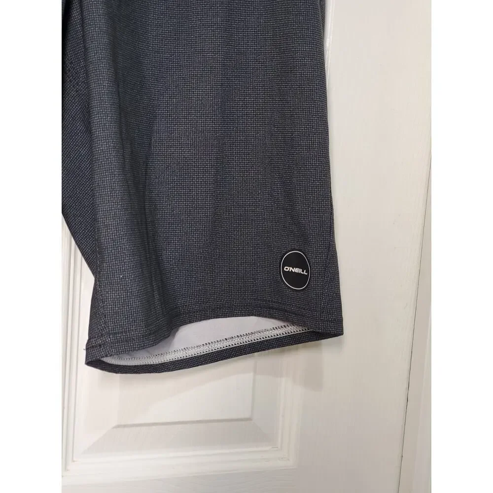 O’Neill Men’s Board Shorts Size 30 Gray Stretch Below Knee 21” NWT